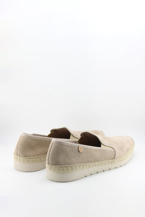 Verbenas Men Perforated Slip-On Loafers with Braided Trim